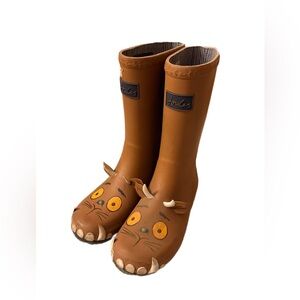 Joules Junior's The Gruffalo Print Wellington Boots Size 3 Excellent